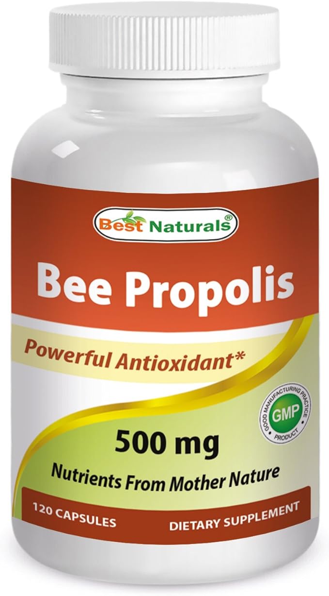 Best Naturals Bee Propolis 500 mg 120 Capsules