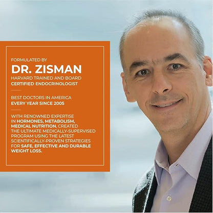 Dr. Zisman ZT Slimming - Peach and Acai Herbal Tea Blend with Ashwagandha, Rooibos and Acai - 28 Day Wellness Blend (28 Tea Bags)