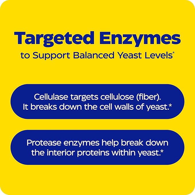 Enzymedica, Candidase, Digestive Enzymes for Gentle Cleansing Support, Gut Health & Digestion, 84 Count