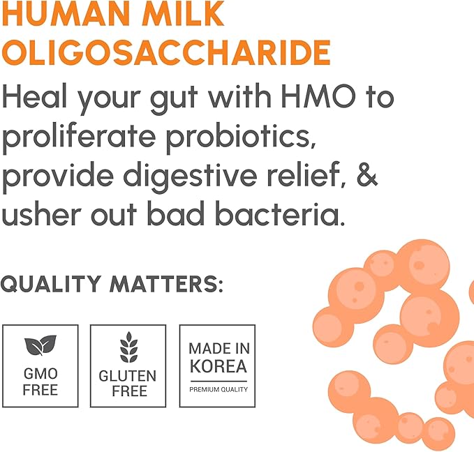 LivNu | HMO Human Milk Oligosaccharide (HMO 2'-FL) Prebiotic Powder | Gut, Stomach, and Digestive Health | 45 Servings