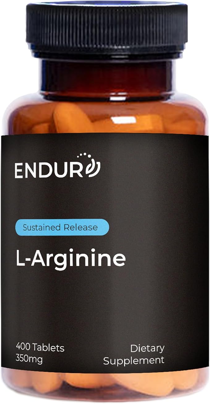 L - Arginine - 350mg Sustained Release Dietary Supplement for Optimal Absorption - Nitric Oxide Precursor*, 400 Tablets Company