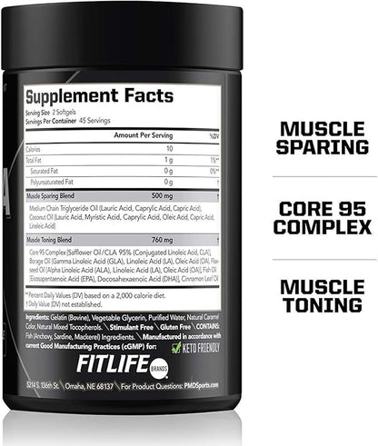 PMD Sports Ultra Pump Fuel Insanity - Pre Workout - Cherry Bombsicle (30 Servings) Sports Omega Cuts Elite Thermogenic Fat Burner (90 Softgels)