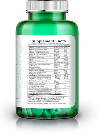 2-Pack Brain Booster Supplement for Focus, Memory, Clarity, Energy & Mood - 100% Drug-Free & Clinically Tested Brain Supplement – One of The Best Brain Focus and Memory Supplements w/VIT D3