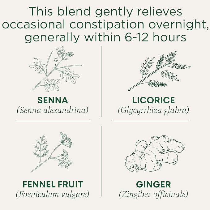 Traditional Medicinals Tea, Organic Smooth Move, Relieves Occasional Constipation, Senna, 32 Tea Bags