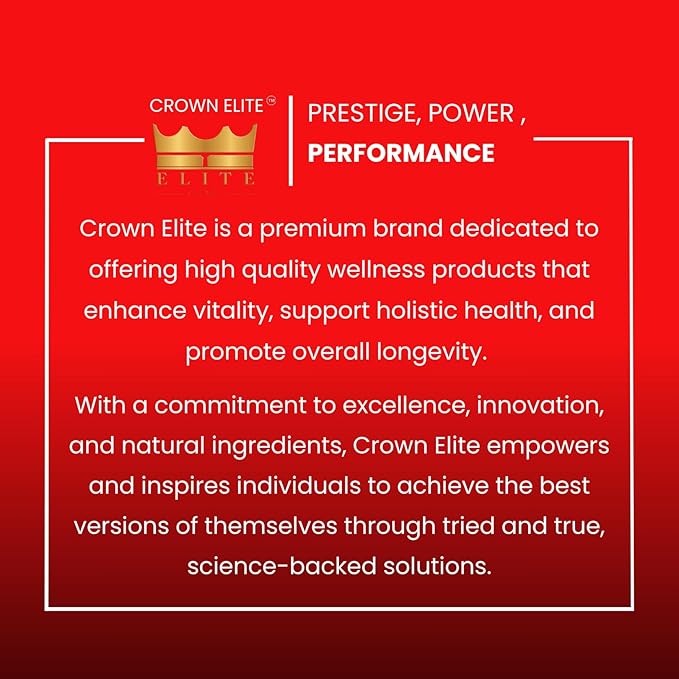 Crown Elite Premium High Absorption CoQ10 Ubiquinone Supplement - Boost Heart Health and Energy Production Naturally, Powerful Antioxidant | Non-GMO, Organic Vegan Capsules | 300mg, 2 Month Supply