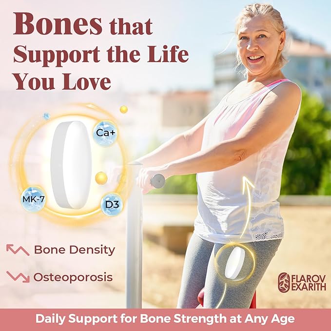 Joint Supplements for Women OsteoCII Renew Triple Strength – Advanced Joint, Bone & Skin Formula – Collagen, Glucosamine, Chondroitin, Calcium, MK-7, Vitamin D3, Hyaluronic Acid, 180 Tablets