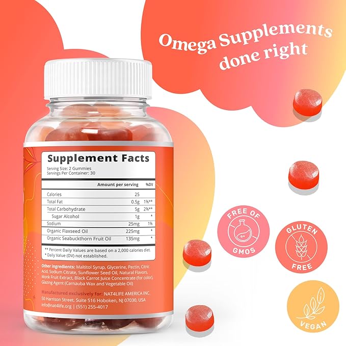 BeLive Omega 3 & Turmeric Gummies for Brain, Heart, Eye and Inmmune System, Mobility Support