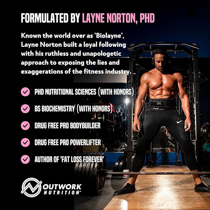 Outwork Nutrition Pre-Workout for Men & Women, Pre Workout Without Creatine, Nootropic Pre Workout Powder with Citrulline Malate, Beta Alanine, Taurine, Rhodiola & Caffeine (Strawberry Lemonade)