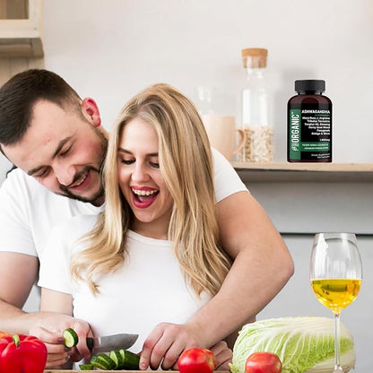 Ashwagandha + Maca Root Complex 1600mg - 120 Capsules - Supports Energy, Stress Response & Immune Health - Third-Party Tested, Vegan, Non-GMO, Gluten Free