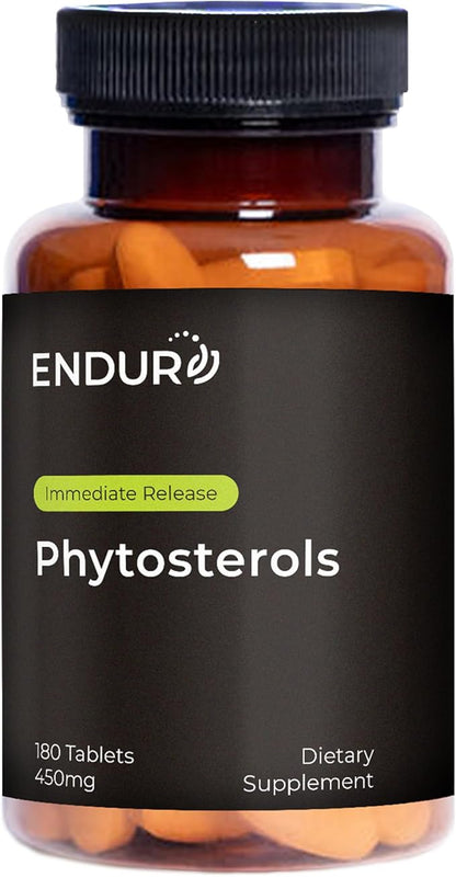 Phytosterols, Immediate Release, Plant Sterols Supplement for Lowering Cholesterol, Beta Sitosterol Supplement, 450mg, 180 Tablets