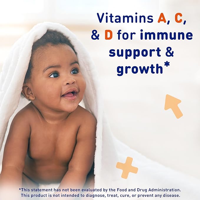 Enfamil Prenatals & Baby Vitamins Tri-Vi-Sol Vitamin A, C & D Multi-Vitamin Drops for Infants, Supports Growth & Immune Health, 50 mL Dropper Bottle,1.69 Fl Oz (Pack of 2),MJ-030