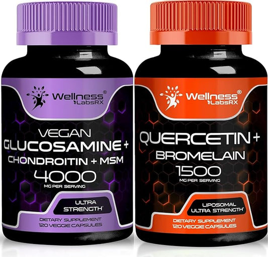 Glucosamine Chondroitin MSM | Quercetin with Bromelain Capsules