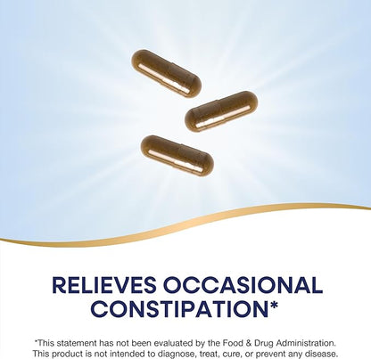 Nature's Way Senna Leaves, Relieves Occasional Constipation*, 1,350 mg per 3-Capsule Serving, Non-GMO Project Verified, 100 Capsules (Packaging May Vary)