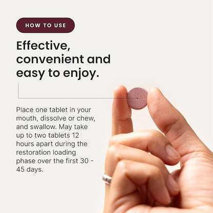 HumanN Neo40 Daily Heart & Blood Circulation Supplements to Boost Nitric Oxide - Supports Blood Pressure - from Maker of SuperBeets -Includes 30 Dissolvable Tablets - Tasty Fruity Flavor