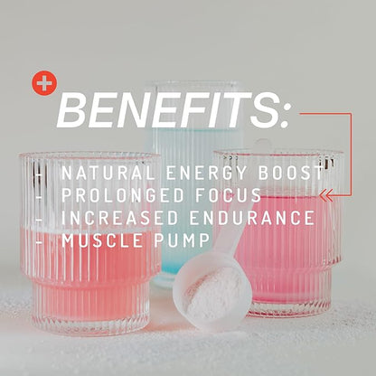PWDRS Pre-Workout Powder, All Natural Pre Workout for Energy, Pump, Endurance & Strength, with Caffeine (Fruit Punch)