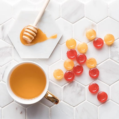 Manuka Health MGO 400+ Manuka Honey Lozenges, Pack 4, Variety Pack - Lemon, Honey & Propolis, Blackcurrant, Lemon & Ginger
