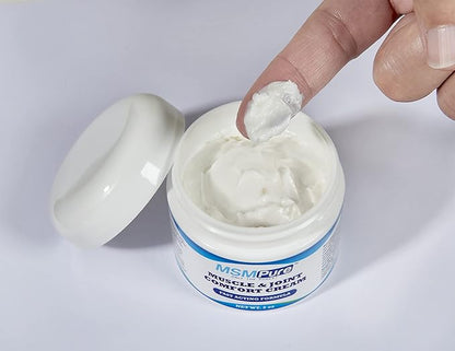 KALA HEALTH MSMPure Maximum Strength MSM Comfort Cream for Muscle & Joint Comfort, 2 oz – Fast Acting, Non-Staining Formula – Made in The USA