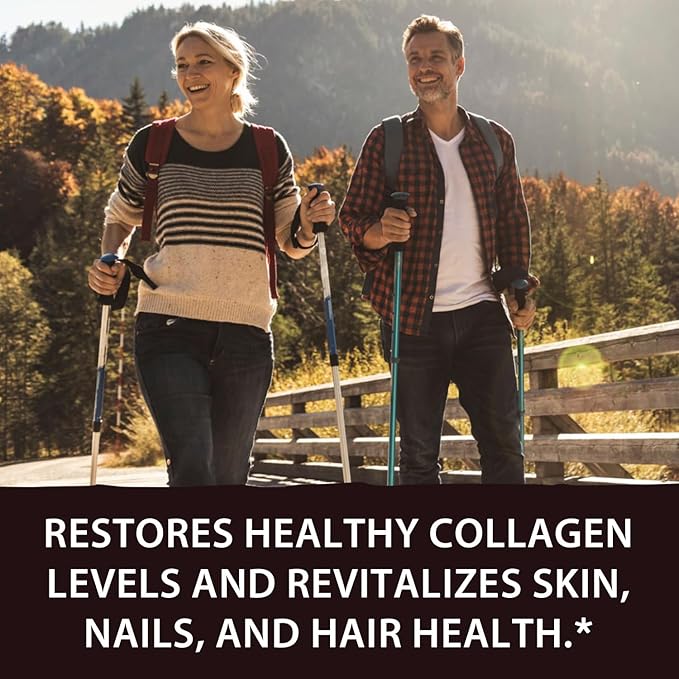 Collagen Peptides Complex, Type I, II, III, 2025 MG, Hydrolyzed Multi Collagen, VC, Biotin, HA, Turmeric & Black Pepper, for Skin, Hair, Nails, 90 Caps
