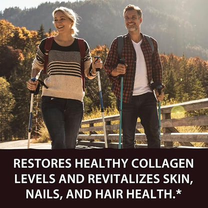 Collagen Peptides Complex, Type I, II, III, 2025 MG, Hydrolyzed Multi Collagen, VC, Biotin, HA, Turmeric & Black Pepper, for Skin, Hair, Nails, 90 Caps