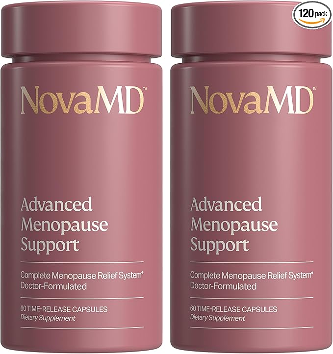 Clinically Proven Menopause Supplement (2 Pack) for Weight Management, Hot Flashes, Night Sweats and Low Energy | Ashwagandha Multi-Symptom Menopause Supplement for Women