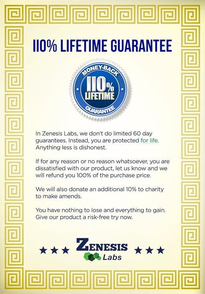 Zenesis Labs Digestive Enzymes - with Amylase, Bromelain, Protease, Lipase, & 14 Other Enzymes - 90 Capsules