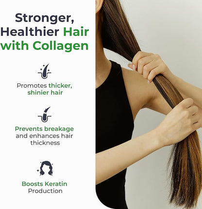 Collagen Peptides Powder – Hydrolyzed Bovine Collagen with Vitamin C, Hyaluronic Acid, Zinc & B3 – Type 1 & 3 Unflavored Protein Powder for Women & Men Hair, Skin, Nails, Joints 45 Servings