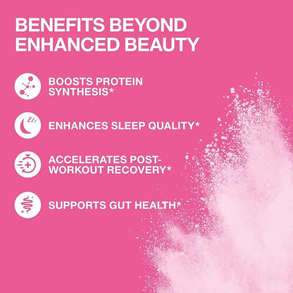 Hydrolyzed Collagen Peptides Supplement Powder for Women & Men - Ageless Skin, Strong Hair & Nails, Joint Support - Grass Fed Type I & III - Keto, Paleo, Gluten Free - 28 Servings, 9.88 oz, Unflavored