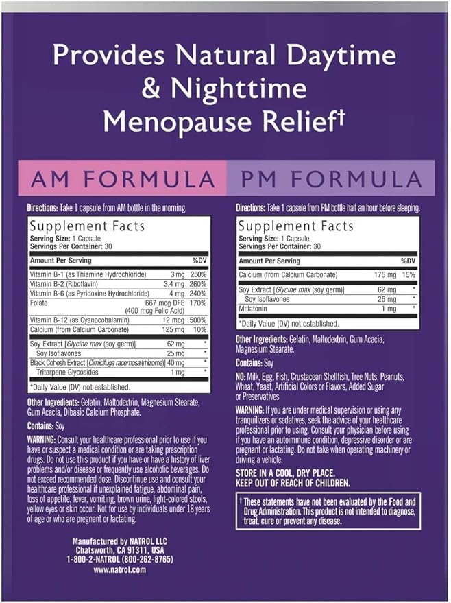 Natrol Women Menopause Bal 30am&