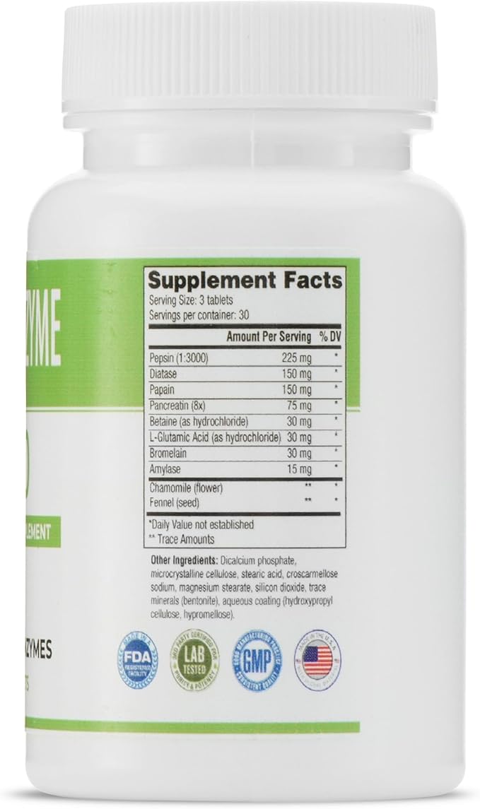Prevenzyme Pro Digestive Enzyme Supplement (90 Tabs) by Legere Pharmaceuticals for ES Global