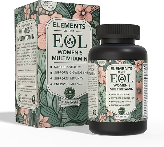 Multivitamin for Women – Daily Women’s Vitamins with MethyFolate, Organic Ingredients & Natural Supplements for Energy, Vitality & Health – Multivitamin for Women Hair & Skin Support