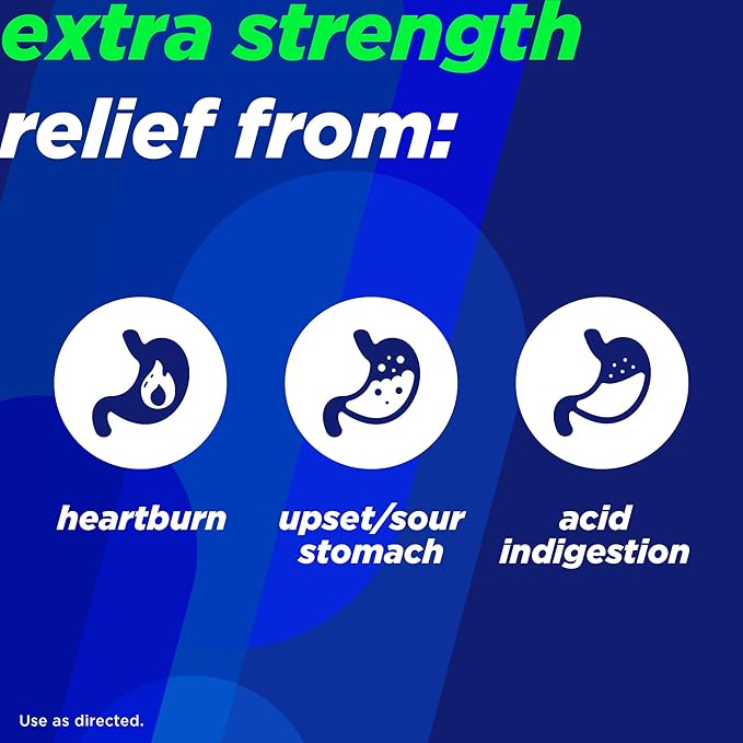 Alka-Seltzer Extra Strength Heartburn Relief Chews, Assorted Fruit Antacid Tablets for Acid Indigestion, Upset and Sour Stomach, 200 Count (Pack of 1) - Packaging May Vary
