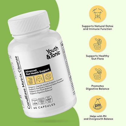 Hormone Balance & CandEase Matrix & Kidney Cleanse Bundle 3 Pack for Woman | Female All Stages Hormonal & Digestive Imbalance Support