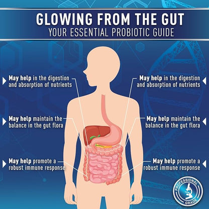 Purely Optimal Premium Probiotics 60 Billion CFU w/Organic Prebiotics & Digestive Enzymes