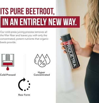 BioBeet® Beet Juice (Black Cherry Flavor) Max Strength 20x High Concentration than Beet Root Powder – Organic, Cold-Pressed, USA Grown, Raw Form – Nitric Oxide, Circulation Support (50 Servings)