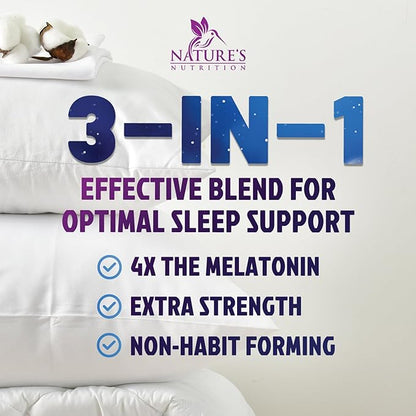 Sleep Gummy 8mg Melatonin - Extra Strength Sleep Support with 20mg Passiflora, Natural Sleeping Gummies for Adults, Vegan & Non-GMO, Melatonin Supplement for Restful Sleep Women & Men - 120 Gummies
