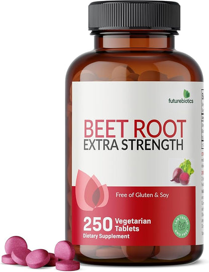 Futurebiotics Beet Root Extra Strength, Non-GMO, 250 Vegetarian Tablets