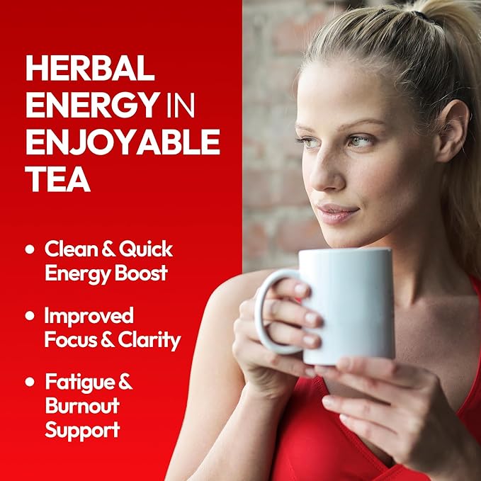 HongSamWon Plus - Korean Red Ginseng Tea, Pre and Post Workout Herbal Energy Drink with Jujube & Reishi Mushroom - Caffeine Free, Gluten Free, Non-GMO (30 Pouches, 1.69 fl oz)