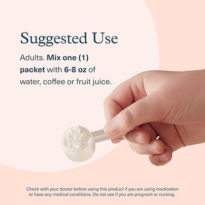 Youtheory Collagen Powder - Premium Collagen Supplement with Vitamin C & Biotin - Healthy Hair, Skin, Nails & Joints - Hydrolyzed & Highly Absorbable - Dairy, Soy & Gluten Free - Vanilla - 21 Packets