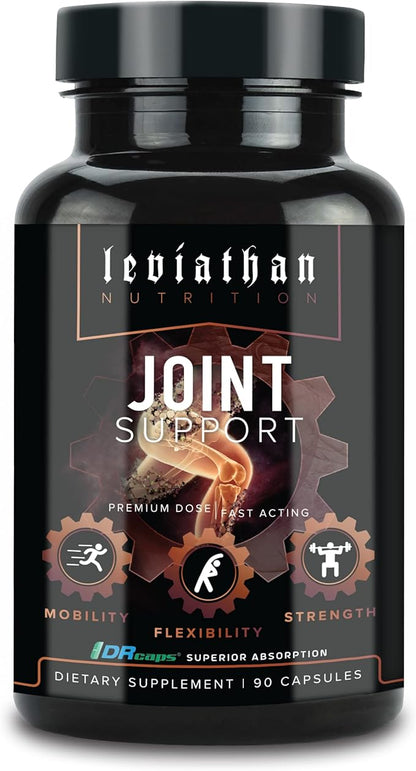 Joint Support | Helps Repair & Restore Joints for Comfort Mobility, Flexibility, Strength & Joint Health with Boswellia for Hands Back Knee and Joints for Men & Women - 90 Capsules