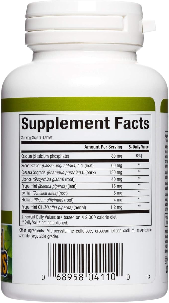 HerbalFactors by Natural Factors, Ultra-Lax Herbal Formula, Gently Supports Relief from Occasional Constipation, 90 tablets (90 servings)
