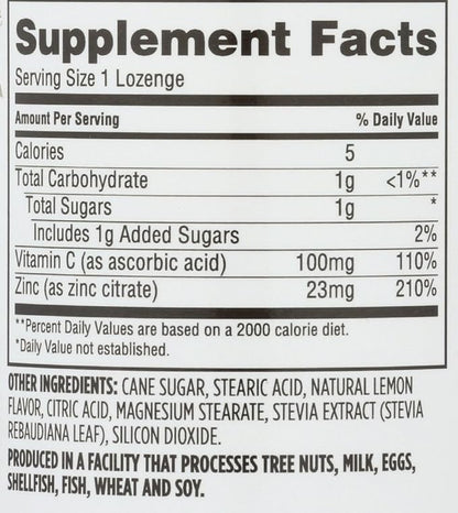 365 Everyday Value, Zinc Lozenge with Vitamin C, 90 ct (Pack of 2)