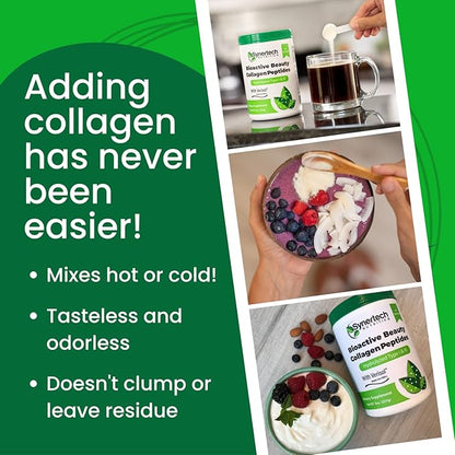 Bioactive Hydrolyzed Collagen Peptides Powder (90 Servings) | Type I & III with VERISOL & 18 Amino Acids | Non-GMO, Grass Fed, Gluten Free, Keto-Friendly