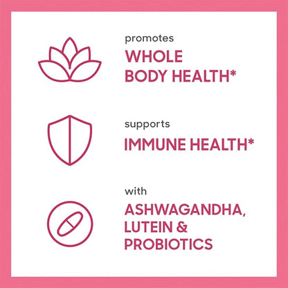 Rainbow Light Womens One High-Potency Daily Multivitamin, Womens Multivitamin Provides High-Potency Immune Support, With Vitamin C, Biotin and Ashwagandha, Vegetarian, 60 Count