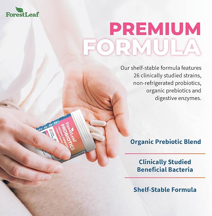 Probiotics for Women, 50 Billion CFU, 26 Unique Strains, Women's Probiotic and Prebiotics Support Digestive Health, w/ Cranberry, Hibiscus & D-Mannose for Vaginal PH Balance, Urinary, Gut (30 Caps)