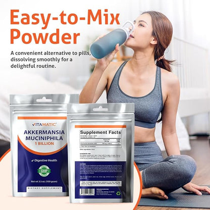 Vitamatic Akkermansia Muciniphila Gut Health - 100 Gram Powder