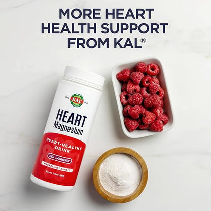 KAL Red Yeast Rice Once Daily 1200mg, Cardiovascular Support* Supplement with Naturally Occurring Unsaturated Fatty Acids, Amino Acids & Phytonutrients, Vegan, Gluten Free, 30 Servings, 30 Tablets