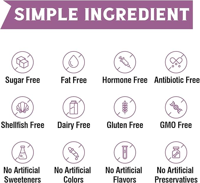Multi Collagen Peptides Powder Type I II III V X, Hydrolyzed Collagen Protein for Women and Men, Skin, Hair, Nails, Unflavored, Non-GMO, Keto & GF, Zero Sugar, 45 Servings, 16oz