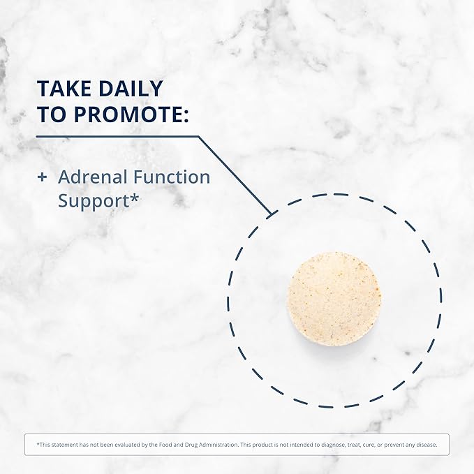 Metagenics Adrenogen - Adrenal Health Support - Raw Adrenal Complex - Aid in Hormone Balance* - with B Vitamins & PABA - Guaranteed Raw - Non-GMO - Gluten-Free - 90 Tablets
