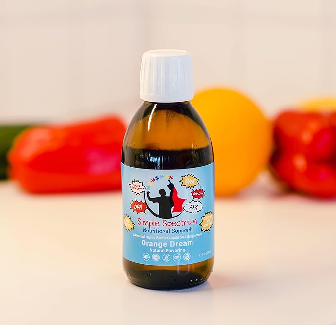 Simple Spectrum, All Natural Fish Oil, Omega 3 DHA Supplement