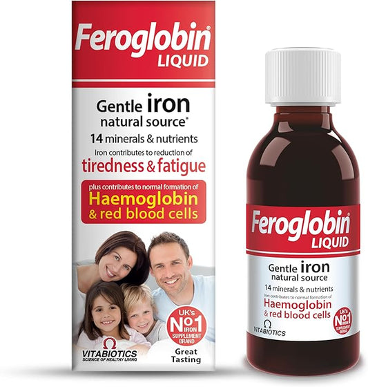 Gentle Iron and Nutrient Liquid - Reduce Tiredness and Fatigue | Maintain Health and Vitality | Natural Iron Source